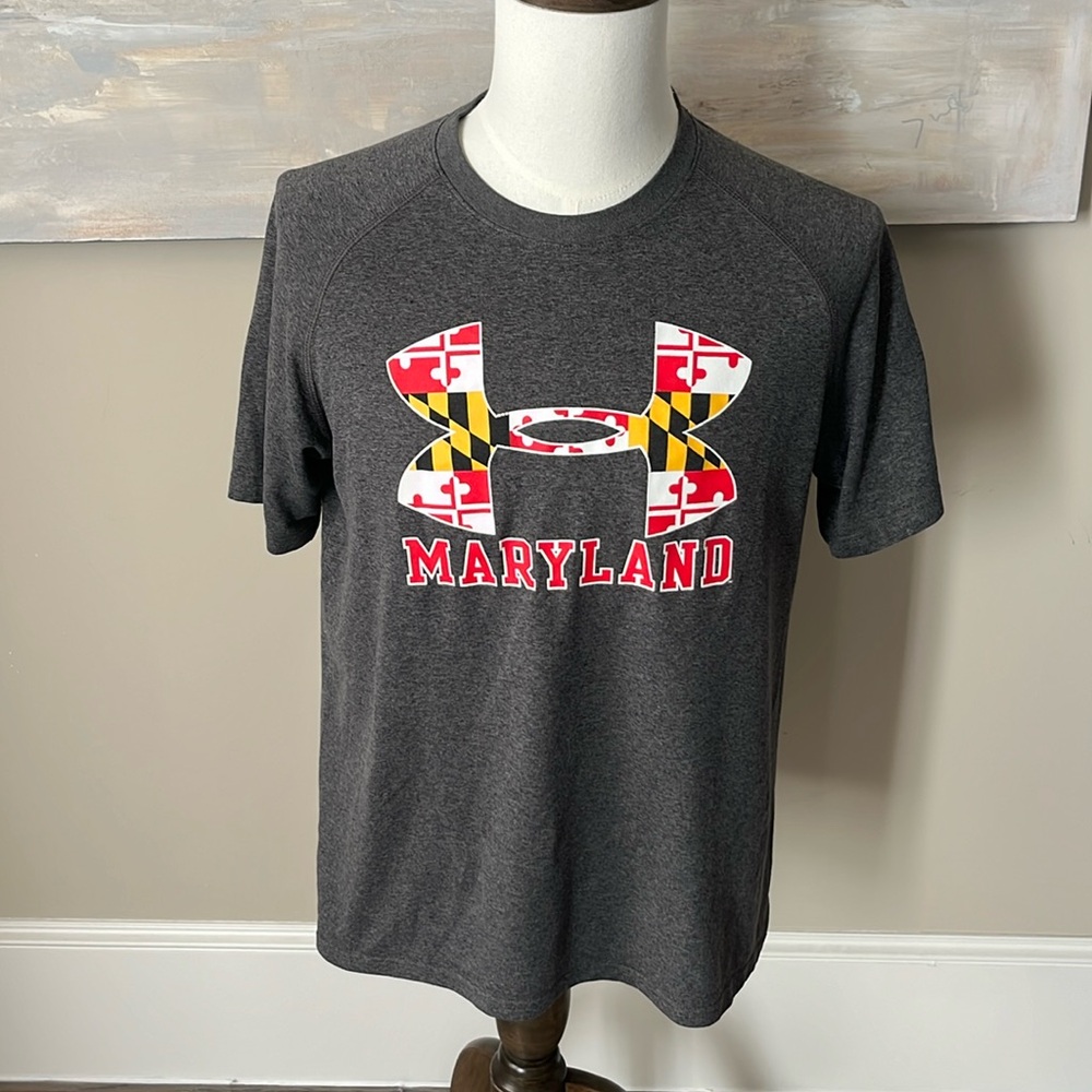 Under Armour University of Maryland heat gear tshirt